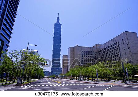 Taiwan, Taipei, Taipei 101 View Large Photo Image Stock Photography - Taiwan, Taipei, Taipei 101. Fotosearch