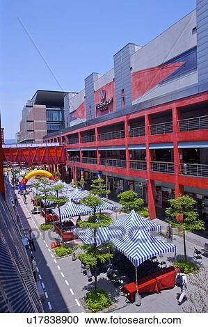 Stock Image - Taiwan, Taipei, Xinyi Commercial Center. Fotosearch