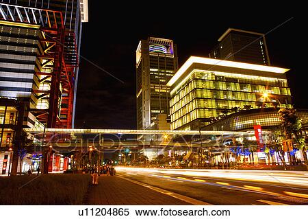 Taiwan, Taipei, Xinyi Commercial Center View Large Photo Image Stock Photography - Taiwan, Taipei, Xinyi Commercial Center. Fotosearch