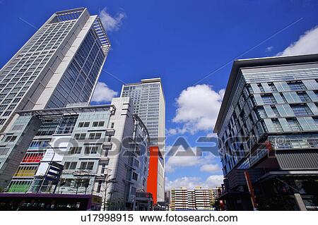 Stock Photography - Taiwan, Taipei, Xinyi Commercial Center. Fotosearch