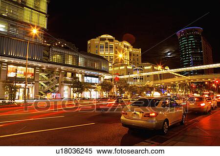 Taiwan, Taipei, Xinyi Commercial Center View Large Photo Image Stock Photography - Taiwan, Taipei, Xinyi Commercial Center. Fotosearch