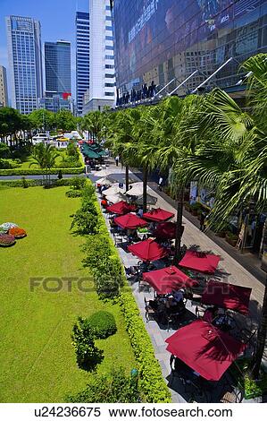 Stock Photography - Taiwan, Taipei, Xinyi Commercial Center. Fotosearch