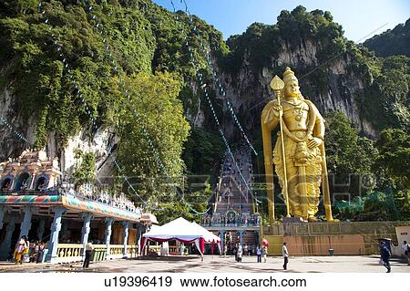 Stock Photo - Malaysia, Kuala Lumpur, Batu Cave. Fotosearch