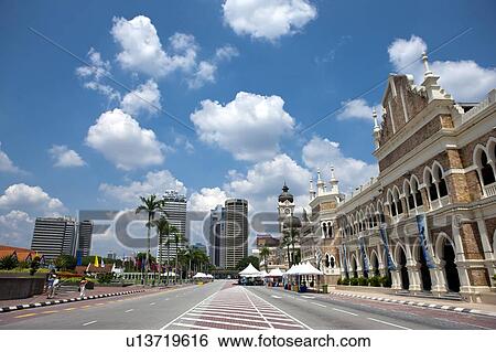 Stock Photograph - Malaysia, Kuala Lumpur, Merdeka Square. Fotosearch