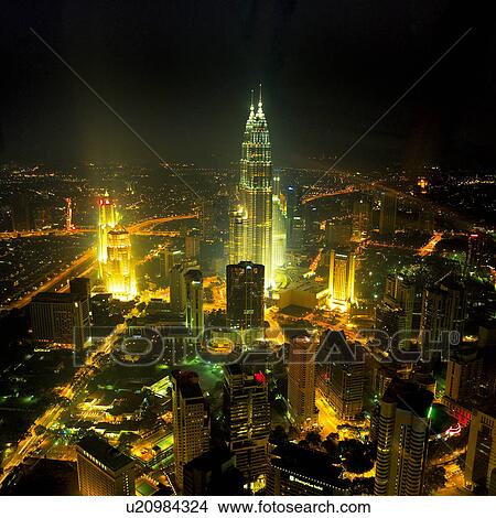 Picture - Malaysia, Kuala Lumpur, Petronas Towers. Fotosearch