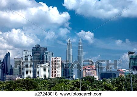 Stock Photo - Malaysia, Kuala Lumpur, Petronas Towers. Fotosearch