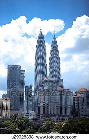 Stock Photo - Malaysia, Kuala Lumpur, Petronas Towers. Fotosearch