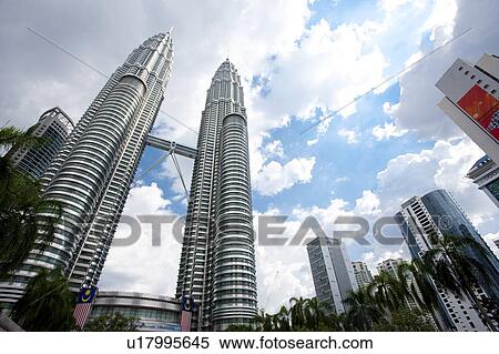 Malaysia, Kuala Lumpur, Petronas Towers View Large Photo Image Stock Photography - Malaysia, Kuala Lumpur, Petronas Towers. Fotosearch