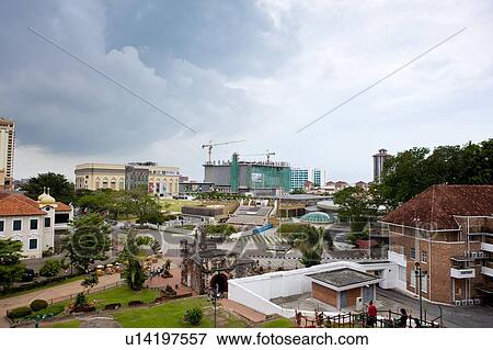Stock Photo - Malaysia, Melaka State, Fort A Famosa. Fotosearch