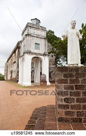 Stock Photography - Malaysia, Melaka State, Francis Xavier Church. Fotosearch