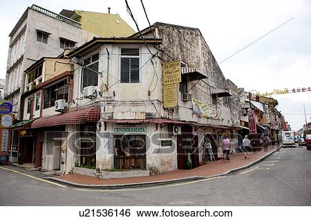 Malaysia, Melaka State, Jonker Street View Large Photo Image Stock Photograph - Malaysia, Melaka State, Jonker Street. Fotosearch