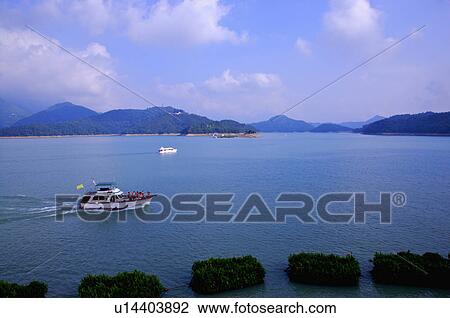 Asia, China, Taiwan, Nantou, Yuchih Township, Sun Moon Lake View Large Photo Image Stock Image - Asia, China, Taiwan, Nantou, Yuchih Township, Sun Moon Lake. Fotosearch
