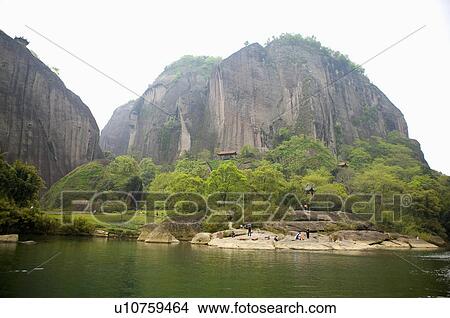 Asia, China, Fujian, UNESCO, World Cultural Heritage, World Natural Heritage, Wuyi Mountain, Nine-twist Stream Scenic Area, Heavenly Tour Peak, Nine-twist Stream, Floating On Water View Large Photo Image Picture - Asia, China, Fujian, UNESCO, World Cultural Heritage, World Natural Heritage, Wuyi Mountain, Nine-twist Stream Scenic Area, Heavenly Tour Peak, Nine-twist Stream, Floating On Water. Fotosearch