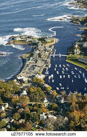 Aerial view of Perkins Cove near Portland, Maine View Large Photo Image Stock Photography - Aerial view of Perkins Cove near Portland, Maine. Fotosearch