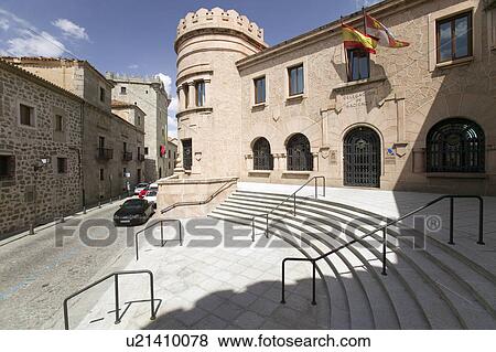 Stock Photo - Avila Spain, an old Castilian Spanish village. Fotosearch