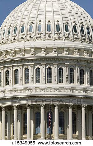 Stock Photography - Extreme close up of U. S. Capitol dome in Washington D. C.. Fotosearch
