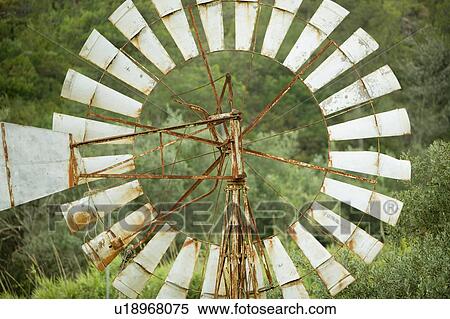 Stock Photography - Old wind mill in Portugal. Fotosearch