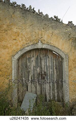 Stock Photography - Run down old building in rural Portugal. Fotosearch