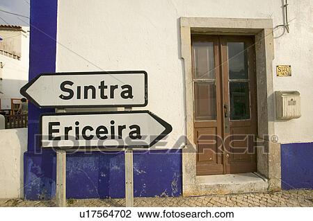 Street sign points to Sintra and Ericeira, Portugal View Large Photo Image Stock Image - Street sign points to Sintra and Ericeira, Portugal. Fotosearch