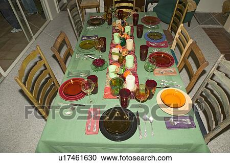 Table setting for Thanksgiving dinner, Ojai, California View Large Photo Image Stock Image - Table setting for Thanksgiving dinner, Ojai, California. Fotosearch