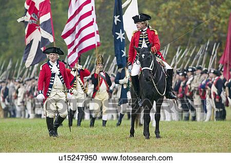 General Charles O'Hara with British flags surrenders to General George Washington at the 225th Anniversary of the Victory at Yorktown, a reenactment of the siege of Yorktown, where General George Washington commanded 17, 600 American troops and French Comt View Large Photo Image Stock Image - General Charles O'Hara with British flags surrenders to General George Washington at the 225th Anniversary of the Victory at Yorktown, a reenactment of the siege of Yorktown, where General George Washington commanded 17, 600 American troops and French Comt. Fotosearch