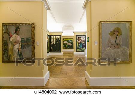 Hallway of paintings by Joaquín Sorolla y Bastida (1863-1923) as seen in The Sorolla Museum, Madrid, Spain View Large Photo Image Stock Image - Hallway of paintings by Joaquín Sorolla y Bastida (1863-1923) as seen in The Sorolla Museum, Madrid, Spain. Fotosearch