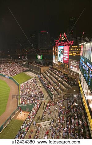In a night game and a light rain mist, the Florida Marlins beat the 2006 World Series Champion baseball team, the St. Louis Cardinals 9 to 1, at the 3rd Busch Stadium, St. Louis, Missouri on August 29, 2006 View Large Photo Image Stock Image - In a night game and a light rain mist, the Florida Marlins beat the 2006 World Series Champion baseball team, the St. Louis Cardinals 9 to 1, at the 3rd Busch Stadium, St. Louis, Missouri on August 29, 2006. Fotosearch