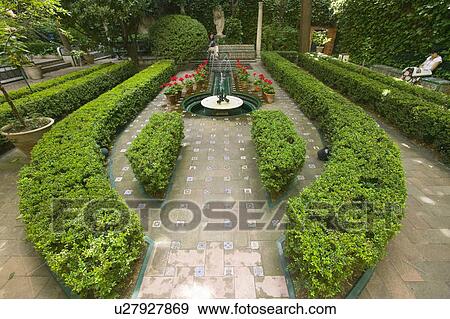 Outdoor gardens of The Sorolla Museum in Madrid, Spain View Large Photo Image Stock Photo - Outdoor gardens of The Sorolla Museum in Madrid, Spain. Fotosearch