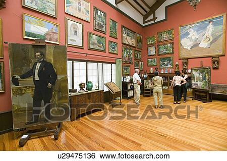 Paintings by Joaquín Sorolla y Bastida (1863-1923) as seen in The Sorolla Museum, Madrid, Spain View Large Photo Image Stock Photograph - Paintings by Joaquín Sorolla y Bastida (1863-1923) as seen in The Sorolla Museum, Madrid, Spain. Fotosearch