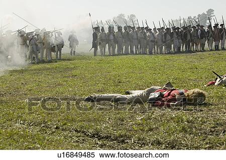 Re-enactment of Attack on Redoubts 9 & 10 where the major infantry action of the siege of Yorktown took place. General Washington's armies captured two British fortifications, Endview Plantation (circa 1769), near Yorktown Virginia. Part of the 225th an View Large Photo Image Stock Photography - Re-enactment of Attack on Redoubts 9 & 10 where the major infantry action of the siege of Yorktown took place. General Washington's armies captured two British fortifications, Endview Plantation (circa 1769), near Yorktown Virginia. Part of the 225th an. Fotosearch
