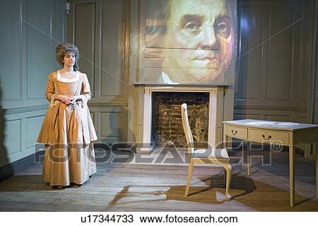 Reenactor sits in the Benjamin Franklin House, the world's only remaining Franklin home. For nearly sixteen years between 1757 and 1775, Dr Benjamin Franklin - scientist, diplomat, philosopher, inventor, Founding Father of the United States and more - liv View Large Photo Image Stock Image - Reenactor sits in the Benjamin Franklin House, the world's only remaining Franklin home. For nearly sixteen years between 1757 and 1775, Dr Benjamin Franklin - scientist, diplomat, philosopher, inventor, Founding Father of the United States and more - liv. Fotosearch