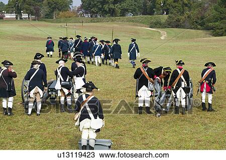 Revolutionary War re-enactors re-create the cannon fire and subsequent cease-fire of the British army, in which they flew the white flag requesting a truce, bringing an end to the bombardment by the Allied armies and beginning the negotiations to surrende View Large Photo Image Stock Image - Revolutionary War re-enactors re-create the cannon fire and subsequent cease-fire of the British army, in which they flew the white flag requesting a truce, bringing an end to the bombardment by the Allied armies and beginning the negotiations to surrende. Fotosearch
