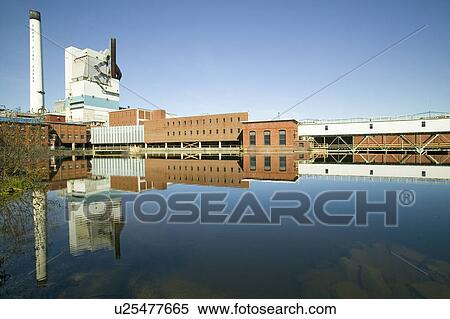 Sappi Fine Paper North America is the leading producer of coated woodfree paper in the U. S., Somerset Plant in Skowhegan, ME View Large Photo Image Stock Photography - Sappi Fine Paper North America is the leading producer of coated woodfree paper in the U. S., Somerset Plant in Skowhegan, ME. Fotosearch