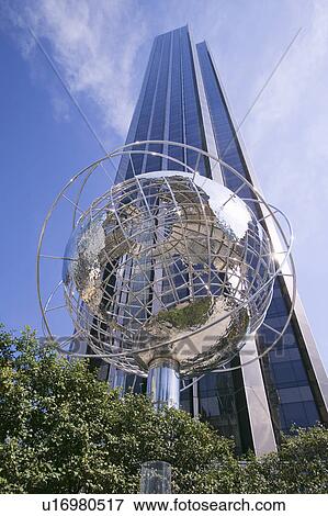 Sculptor of Earth in front of Trump Towers in Manhattan, New York City, New York View Large Photo Image Stock Photo - Sculptor of Earth in front of Trump Towers in Manhattan, New York City, New York. Fotosearch