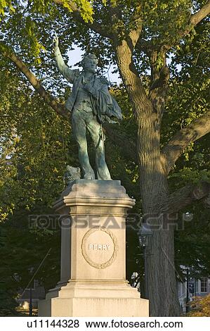 Statue of Oliver Hazard Perry in Washington Square in downtown Newport, Rhode Island View Large Photo Image Stock Photo - Statue of Oliver Hazard Perry in Washington Square in downtown Newport, Rhode Island. Fotosearch