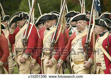 The British march to Surrender Field at the 225th Anniversary of the Victory at Yorktown, a reenactment of the siege of Yorktown, where General George Washington commanded 17, 600 American troops and French Comte de Rochambeau lead 5500 French troops, toge View Large Photo Image Stock Photograph - The British march to Surrender Field at the 225th Anniversary of the Victory at Yorktown, a reenactment of the siege of Yorktown, where General George Washington commanded 17, 600 American troops and French Comte de Rochambeau lead 5500 French troops, toge. Fotosearch
