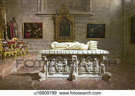 Tomb in the Sevilla Cathedral, Southern Spain View Large Photo Image Stock Photo - Tomb in the Sevilla Cathedral, Southern Spain. Fotosearch