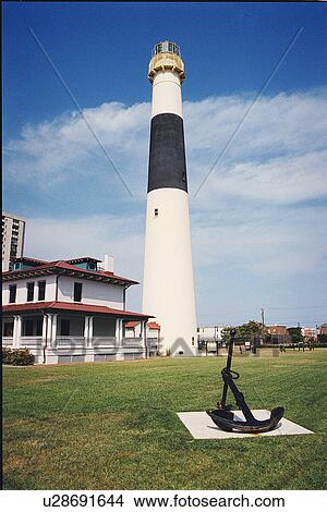 lighthouse located at Absecon, New Jersey, United States View Large Photo Image Picture - lighthouse located at Absecon, New Jersey, United States. Fotosearch