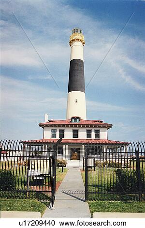 lighthouse located at Absecon, New Jersey, United States View Large Photo Image Stock Image - lighthouse located at Absecon, New Jersey, United States. Fotosearch