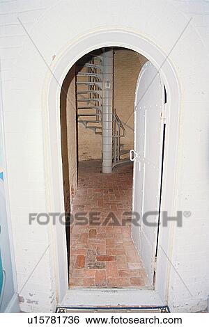 Stock Photograph - lighthouse located at Absecon, New Jersey, United States. Fotosearch