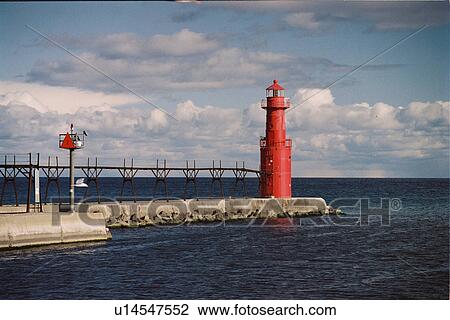 lighthouse located at AlgomaNPierhead, Washington, United States View Large Photo Image Stock Image - lighthouse located at AlgomaNPierhead, Washington, United States. Fotosearch