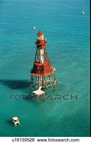 lighthouse located at AmericanShoal, Florida, United States View Large Photo Image Stock Photograph - lighthouse located at AmericanShoal, Florida, United States. Fotosearch