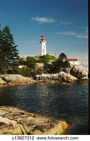 lighthouse located at Atkinson Point, British Columbia, Canada View Large Photo Image Stock Image - lighthouse located at Atkinson Point, British Columbia, Canada. Fotosearch
