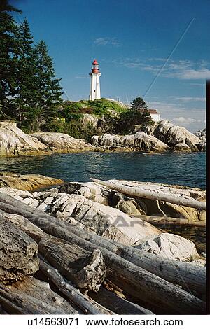 lighthouse located at Atkinson Point, British Columbia, Canada View Large Photo Image Stock Image - lighthouse located at Atkinson Point, British Columbia, Canada. Fotosearch
