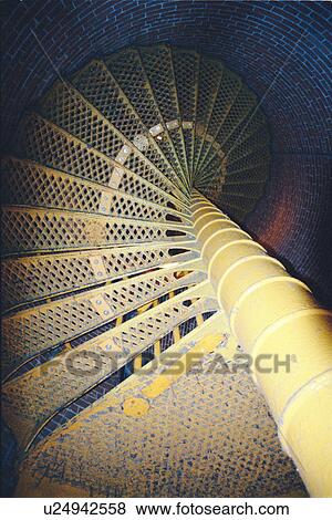 Stock Photo - lighthouse located at Barnegat, New Jersey, United States. Fotosearch