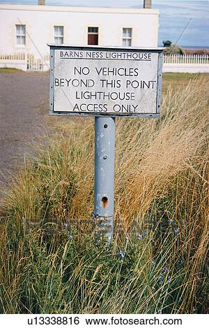 Stock Photograph - lighthouse located at BarnesNess, Scotland. Fotosearch