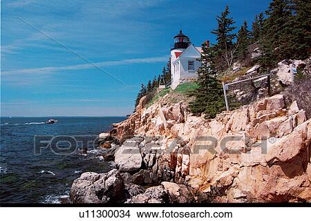lighthouse located at Bass HarborHead, Maine, United States View Large Photo Image Picture - lighthouse located at Bass HarborHead, Maine, United States. Fotosearch