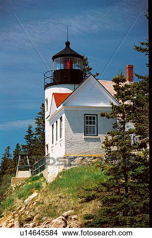 lighthouse located at Bass HarborHead, Maine, United States View Large Photo Image Picture - lighthouse located at Bass HarborHead, Maine, United States. Fotosearch