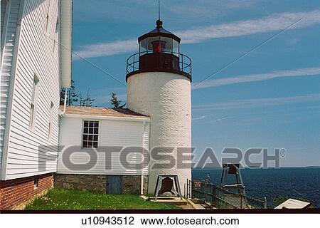 lighthouse located at Bass HarborHead, Maine, United States View Large Photo Image Stock Image - lighthouse located at Bass HarborHead, Maine, United States. Fotosearch