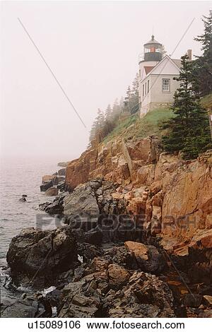 lighthouse located at Bass HarborHead, Maine, United States View Large Photo Image Stock Photograph - lighthouse located at Bass HarborHead, Maine, United States. Fotosearch